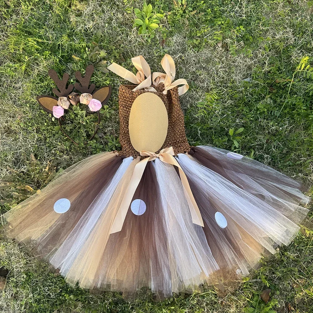 Deer Tutu Dress Girl Christmas - Baby Clothing Usa review and price